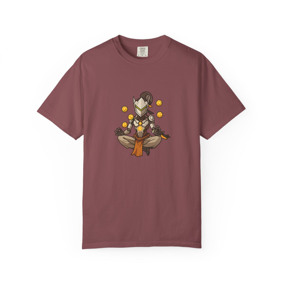 Genji Zenyatta Overwatch Synergy T-Shirt - alternate angle 2, merchandise
