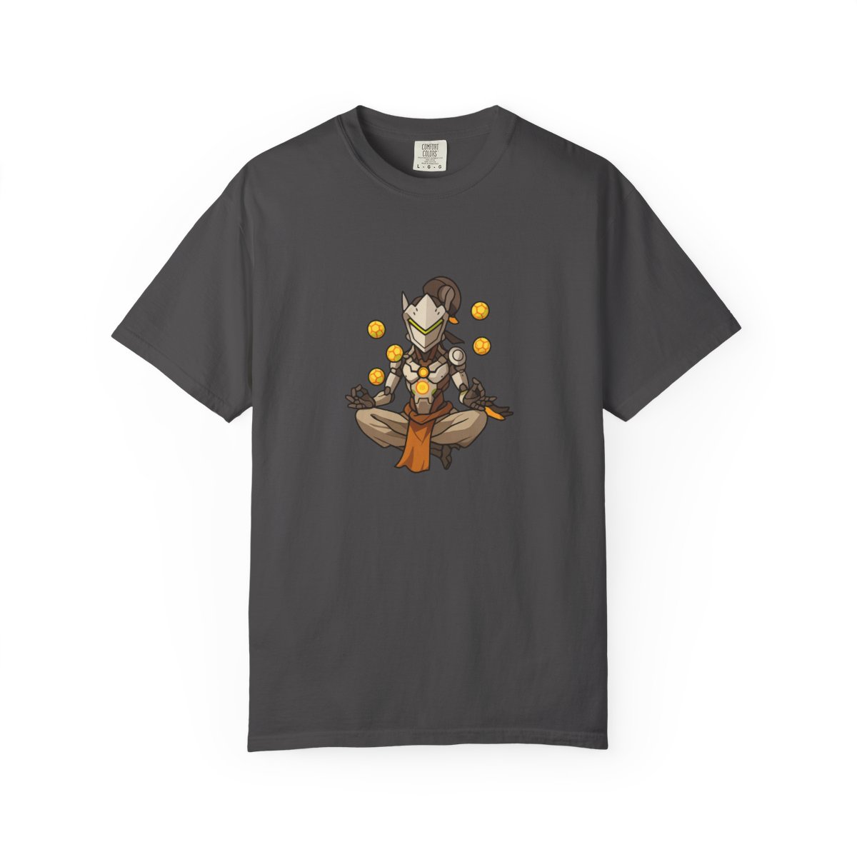 Genji Zenyatta Overwatch Synergy T-Shirt - alternate angle 4, merchandise