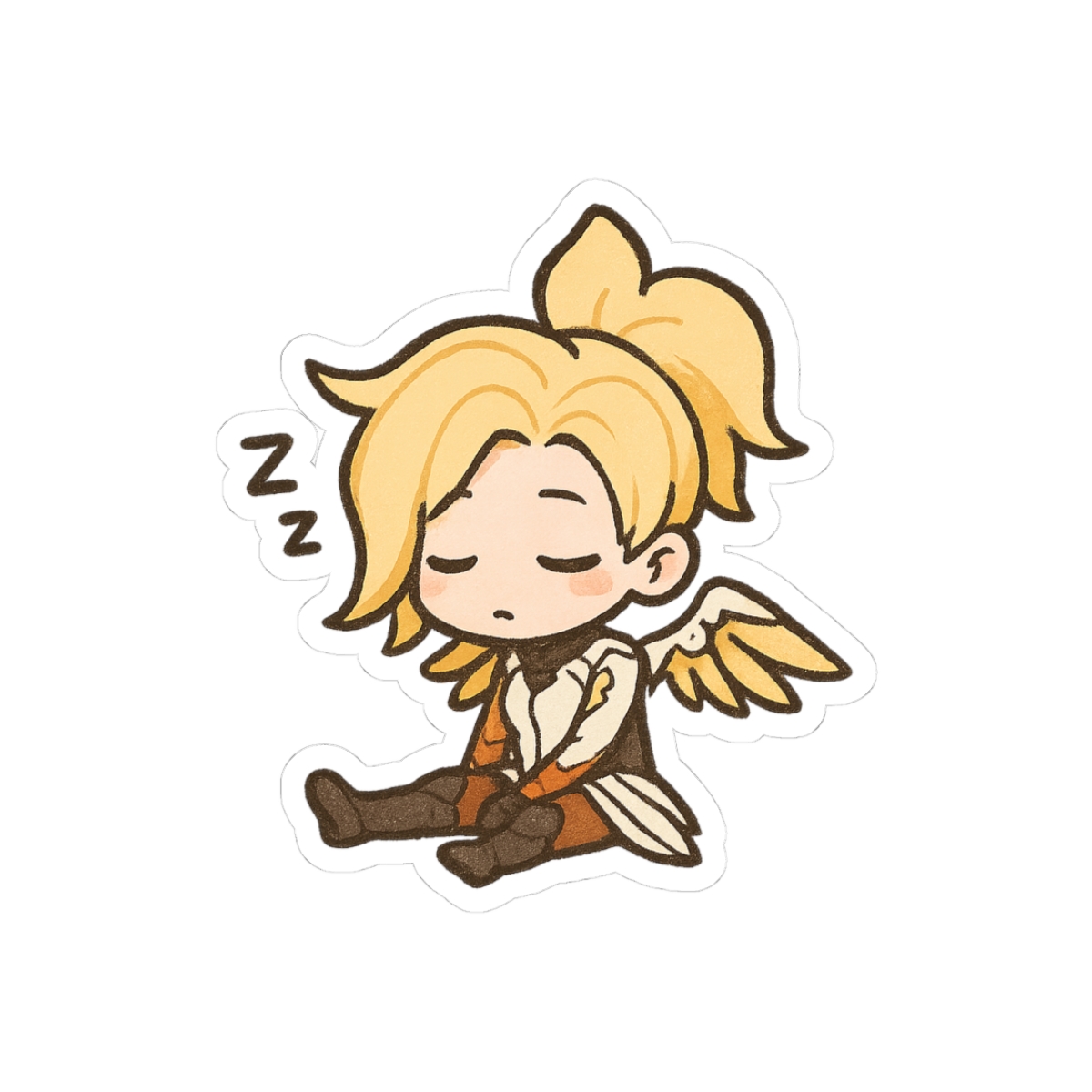 Chibi Mercy Overwatch Adorable Sticker - Official stickers merchandise