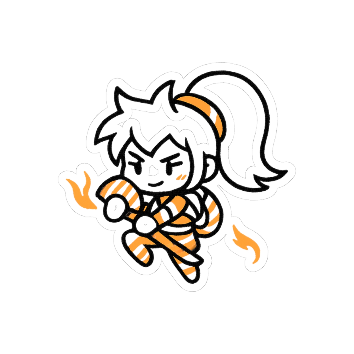 Anran MS Paint Watch Retro Pixel Sticker - Official stickers merchandise