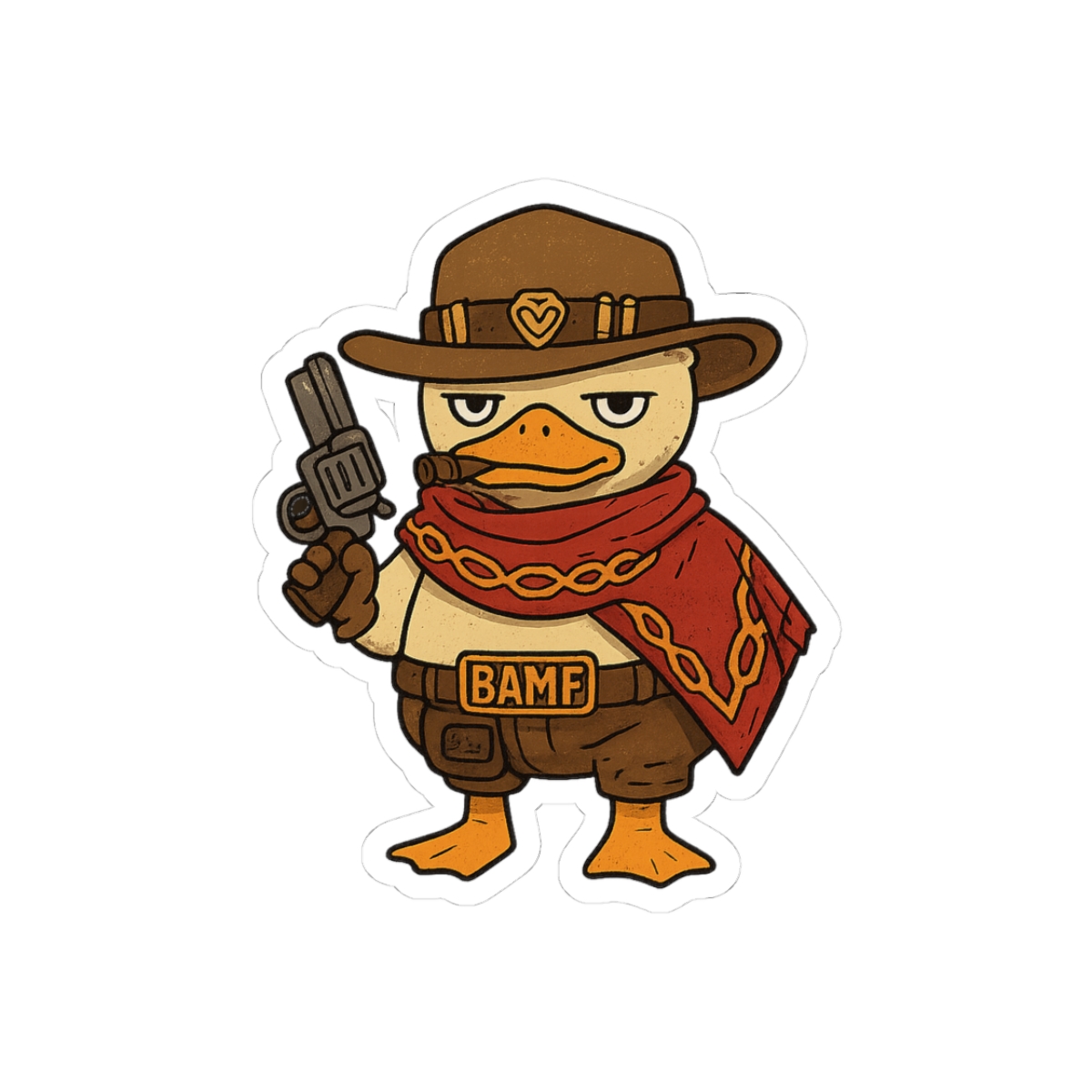 Cassidy as a Duck Sticker - Official stickers merchandise