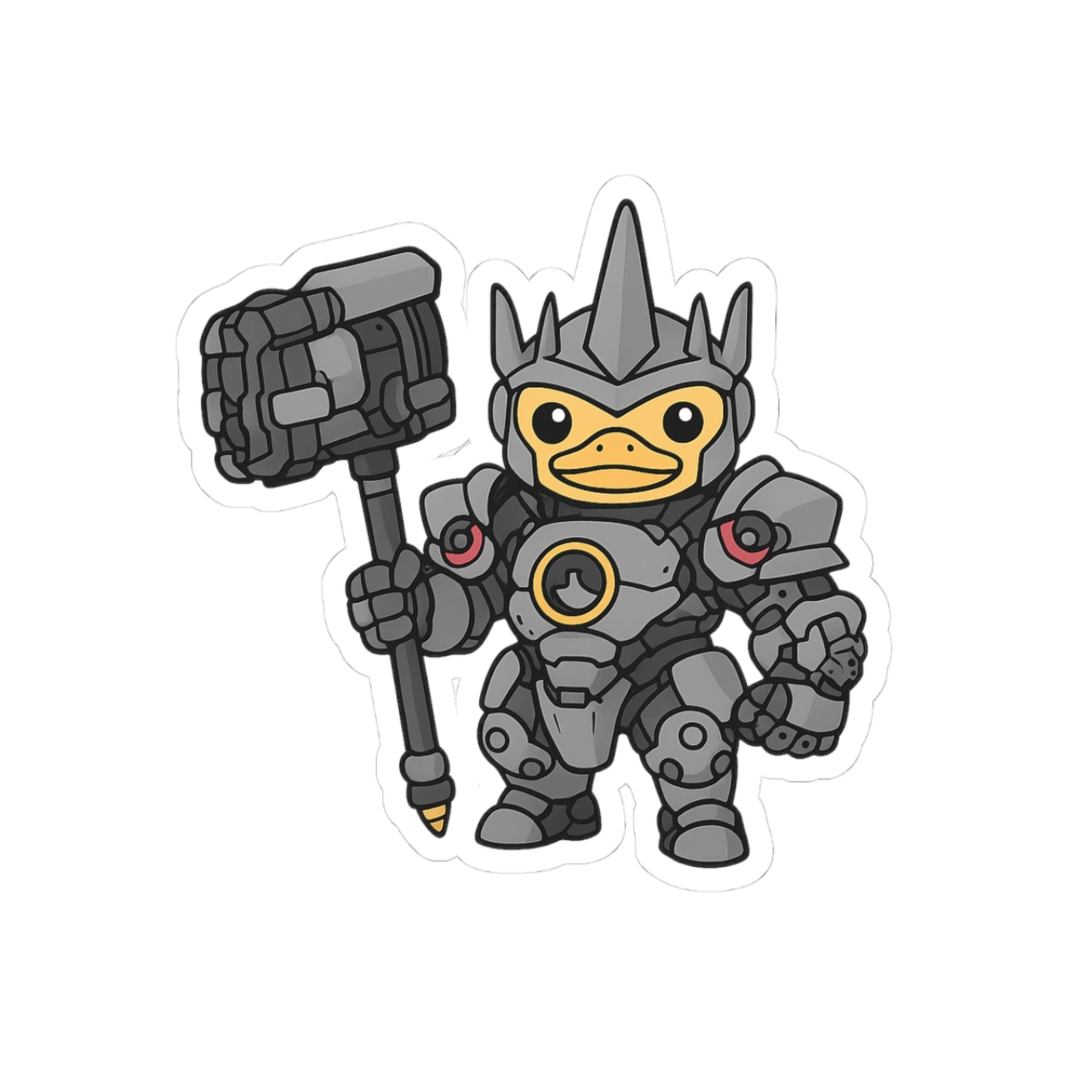 Reinhardt Duck Overwatch Sticker - Official stickers merchandise