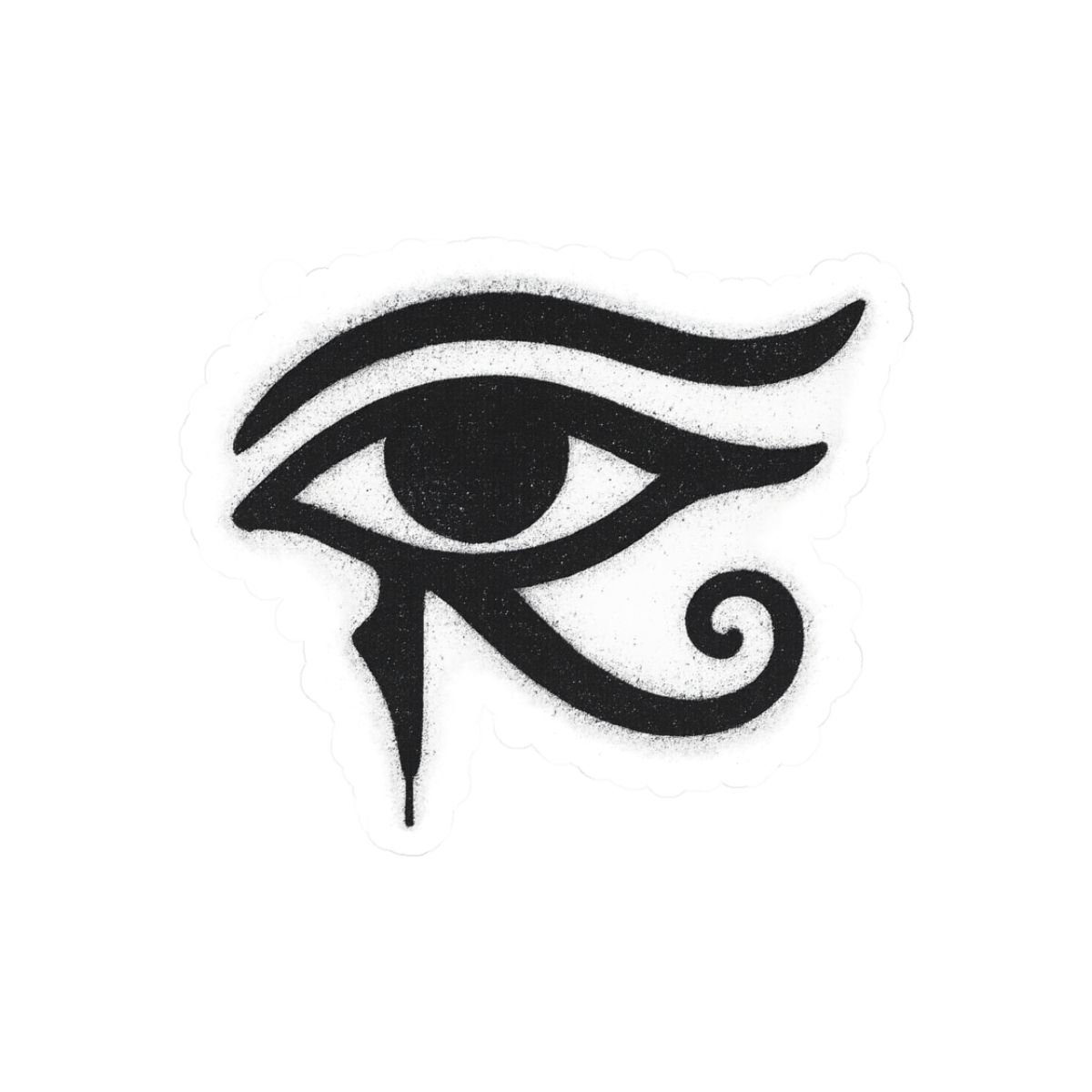 Wedjat Eye Spray Graffiti Egyptian Sticker - Official stickers merchandise