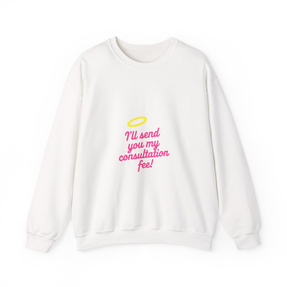 Yellow Halo Consultation Fee Funny Crewneck - Official sweatshirts merchandise