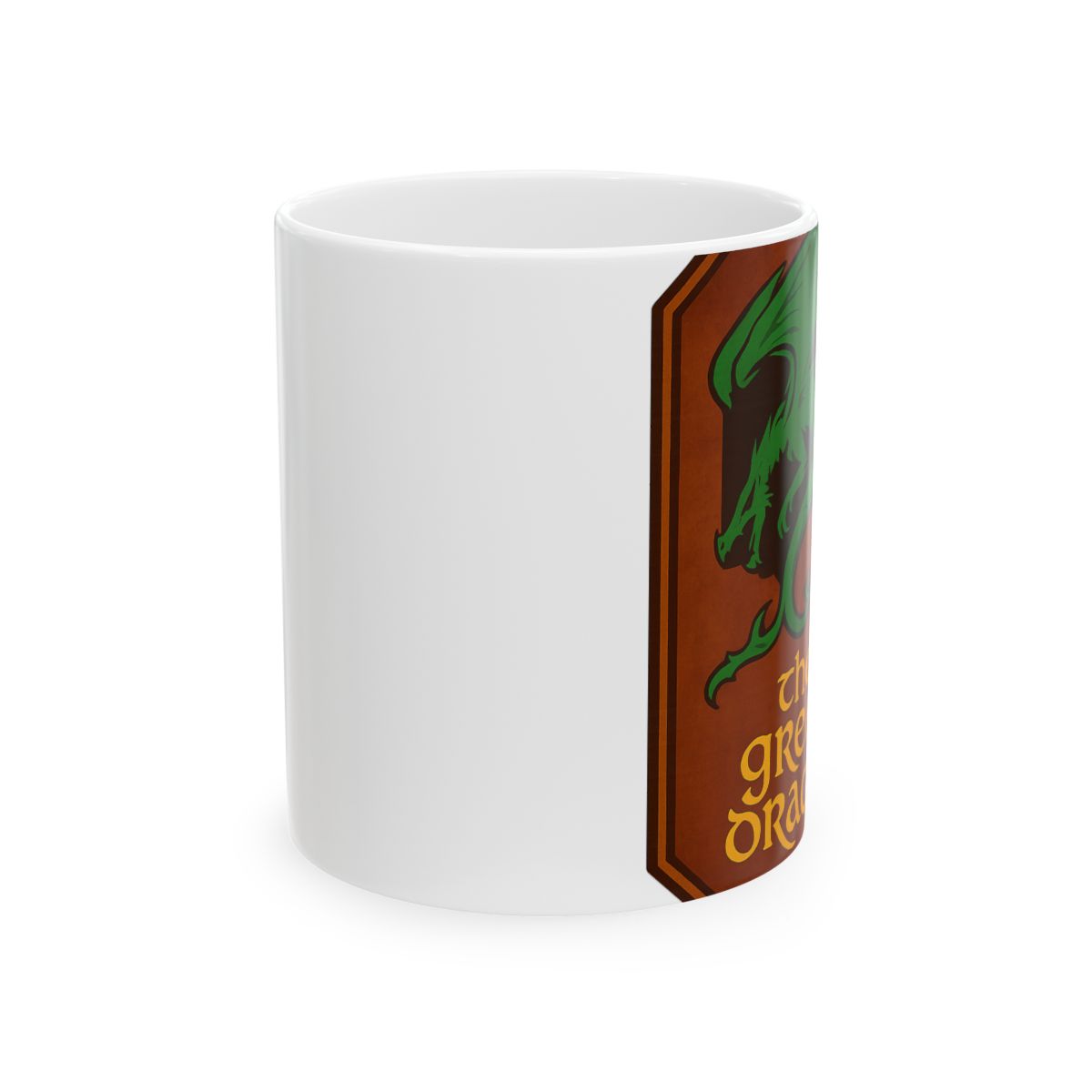 Shire Green Dragon Inn | LOTR Coffee Mug, Tolkien Fan Gift, Hobbit Brew Cup - Official mugs merchandise