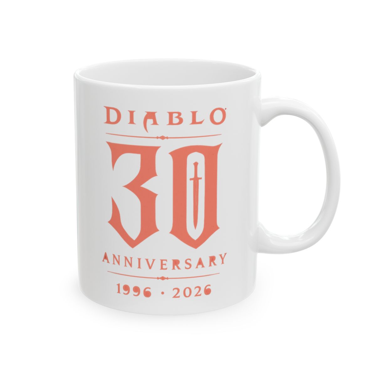 Diablo 30th Anniversary Dark Fantasy Ceramic Mug - Official mugs merchandise