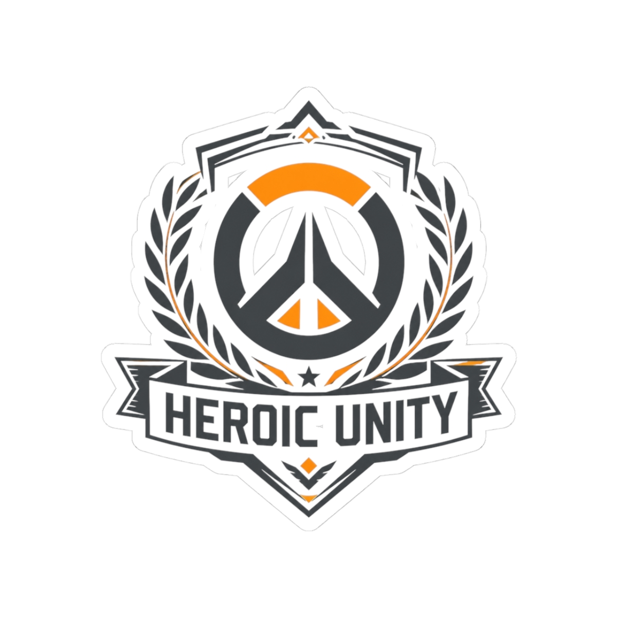 Overwatch "Heroic Unity" Sticker - alternate angle 1, merchandise