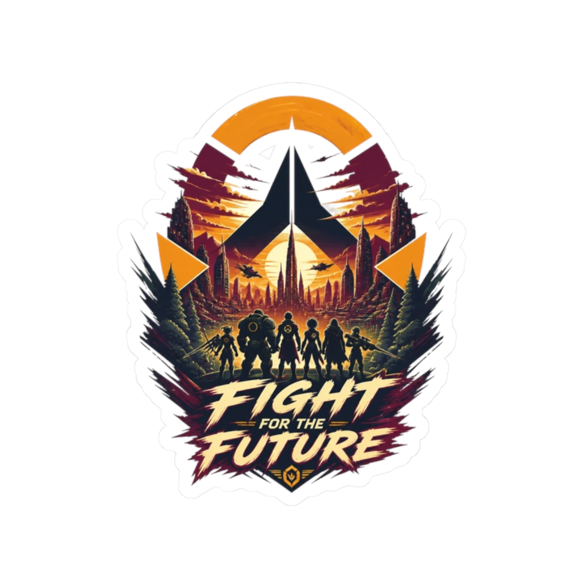 Overwatch "Fight for the Future" Sticker - Official Stickers merchandise